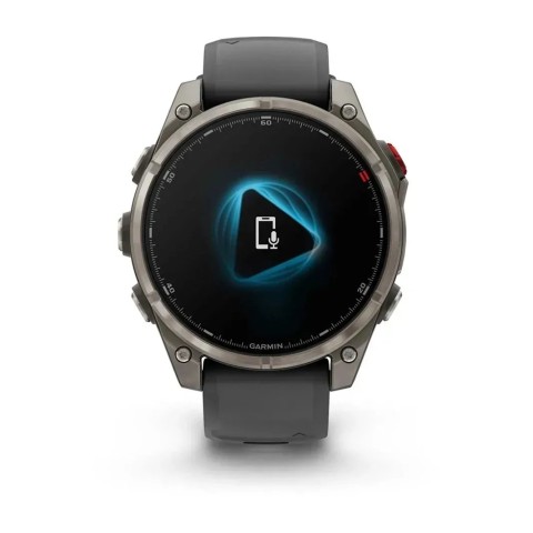 Смарт-годинник Garmin fenix 8 Pro AMOLED (47 мм) Sapphire титан графітовий/чорний