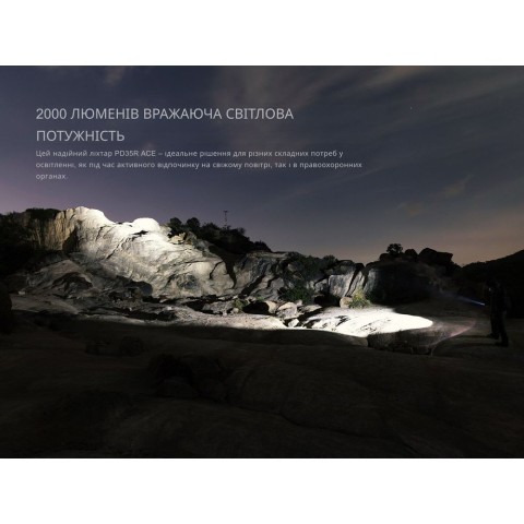 Ліхтар тактичний ручний Fenix PD35R ACE 2000 лм