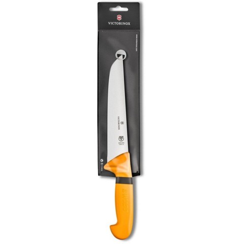 Ніж м'ясника Victorinox SWIBO 21см жовтий 5.8431.21