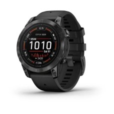 Смарт-годинник Garmin epix Pro Gen 2 Standard Edition (47мм) сланцево-сірий з чорним ремінцем