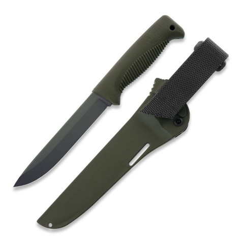 Нож Peltonen M95, покрытие cerakote OD, хаки, хаки композитный чехол
