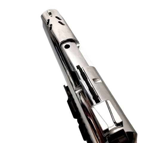 Стартовый пистолет Stalker 2914 UK Shiny Chrome Black Grips