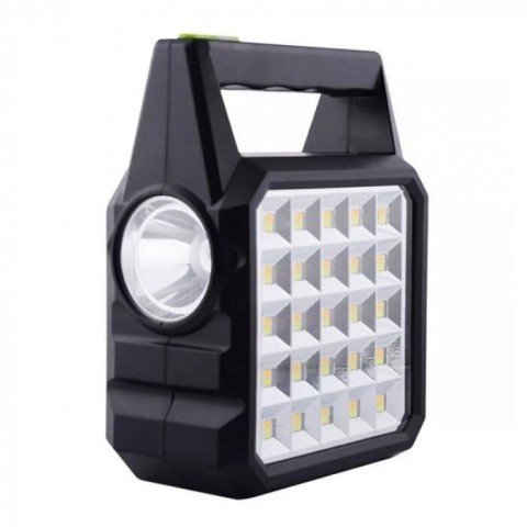 Багатофункціональний ліхтар Gdtimes GD105 із сонячною панеллю + 3 лампочки