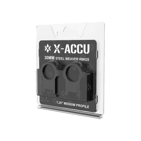 Кільця Vector Optics Сталеві 30 мм Weaver середні