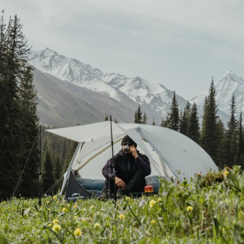 Намет двомісний ультралегкий Naturehike Star River UL CNK2450WS022, коричневий