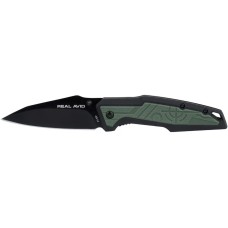 Нож Real Avid RAV-1, Black Oxide, Nylon ц:black green