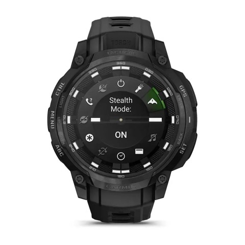 Garmin Instinct Crossover AMOLED Tactical Edition – тактичний смарт-годинник із сапфіром та Revodrive
