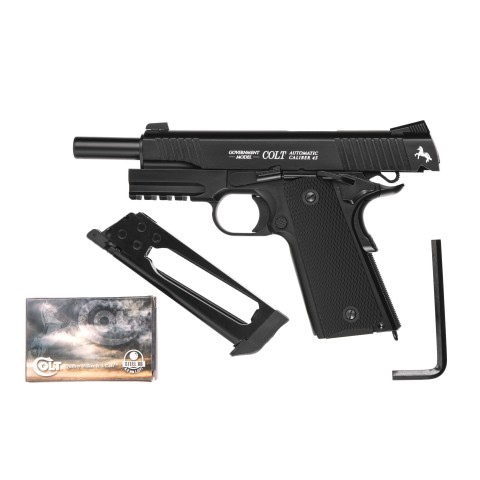 Пневматический пистолет Umarex Colt M45 CQBP BLACK  Blowback кал.4,5мм