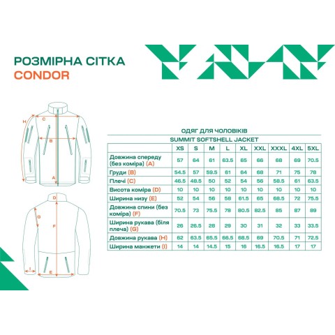 Куртка Condor-Clothing Summit Softshell Jacket L olive drab
