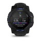 Смарт-годинник Garmin Instinct 3 (50 мм) AMOLED чорний/синя блискавка