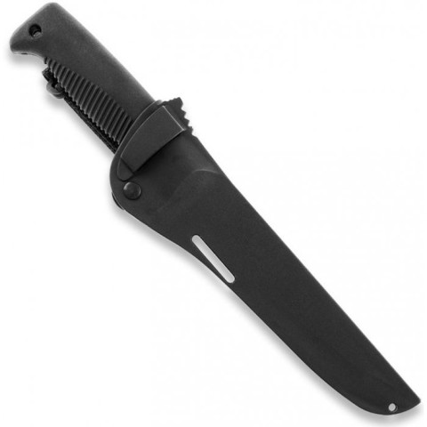 Ніж Peltonen M95, без покриття, чорний