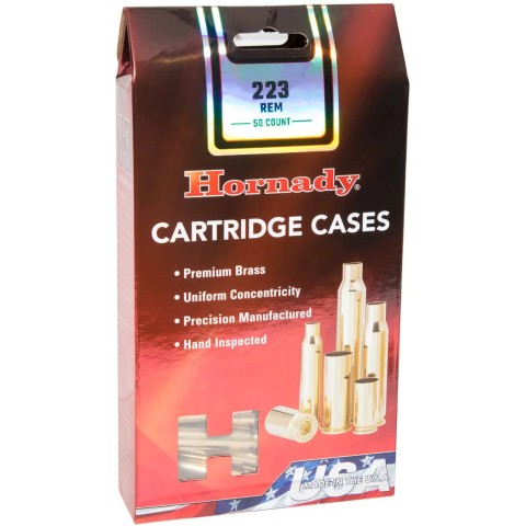 Гильза Hornady 223 Rem (5,56/45) лат, 50 шт