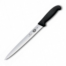 Кухонний ніж Victorinox Fibrox Sausage лезо 25см з чорн. ручкою