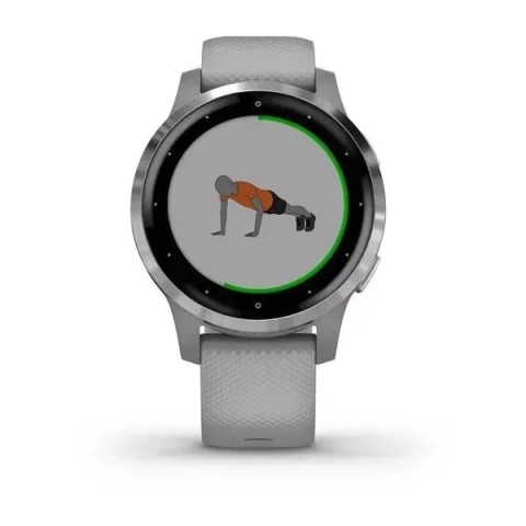 Смарт-часы Garmin vivoactive 4S пыльно-серые с серебристым безелем