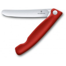 Кухонний ніж Victorinox SwissClassic Foldable Paring лезо 11см з черв. ручкою (блістер)