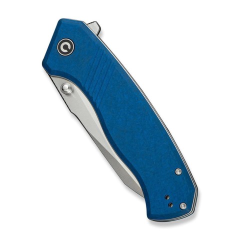 Ніж складаний туристичний Civivi Placoid, (9.3 см) 14C28N / G10 синій