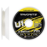 Флюорокарбон Favorite U1 FC 7m #35/0.98mm 116.8lb/52.97kg