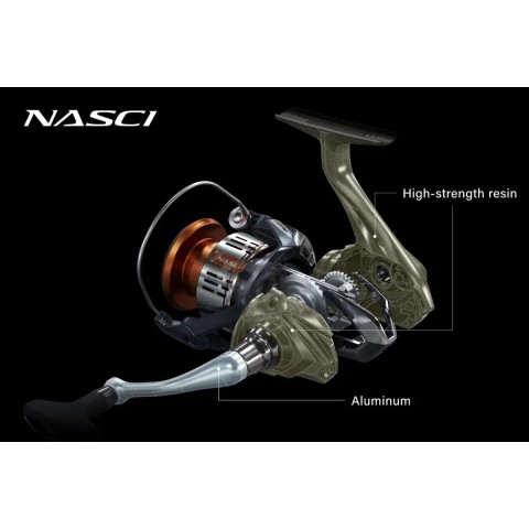 Котушка Shimano Nasci FD C3000 5+1BB 5.0:1