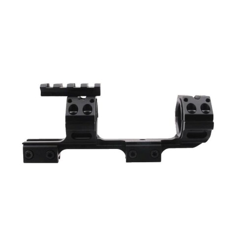 Моноблок Vector Optics 30/25,4 мм з бульбашковим рівнем на ластівчин хвіст і планкою Пікатіні зверху