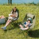 Стілець складаний Naturehike Sea Star 002 CNK2550JJ019, вуглецева сталь, олива