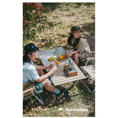 Складаний стіл Naturehike Star Jane T01 CNK2550JJ018, 89х60 см, вуглецева сталь, бежевий
