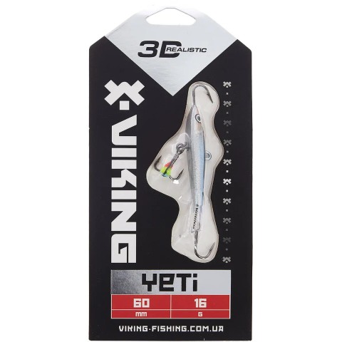 Балансир Viking Fishing Yeti Ice Jig 60mm 16.0g #11 Anchovy