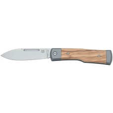 Нож Fox Gunstock M390 Olive Wood Titanium Black