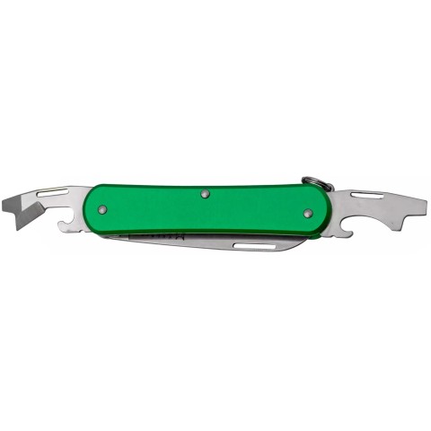 Нож многофункциональный Fox Vulpis Aluminium OD Green. 3 инструмента