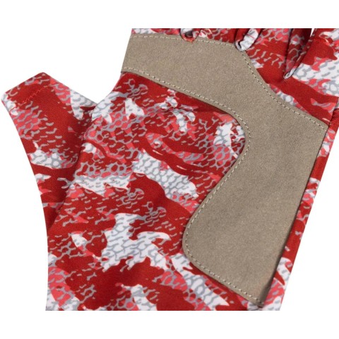 Перчатки Favorite Solar Fishing Gloves 5 Cut S/M red