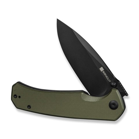 Ніж складаний туристичний Sencut Skarnax, (9.6 см) 9Cr18MoV / G10 темно-зелений