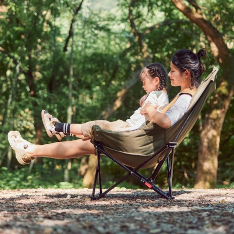 Стілець складаний Naturehike CNK2450JJ020, оливковий зелений