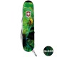 Ніж Victorinox Huntsman Zodiac 91мм,15функ ,Зелена дерев'яна змія