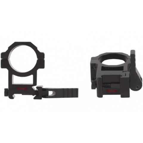Кільця Vector Optics 30 мм швидкоз'ємні середні на Вівер/Пікатіні