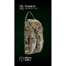 Підсумок для аптечки ПА1 GEN 2 “Нойта” відривний (XL | Мультикам) ТМ Балістика