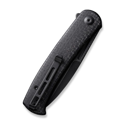Ніж складаний туристичний Civivi Caetus Flipper, (8.8 см) Damascus / Carbon Fiber