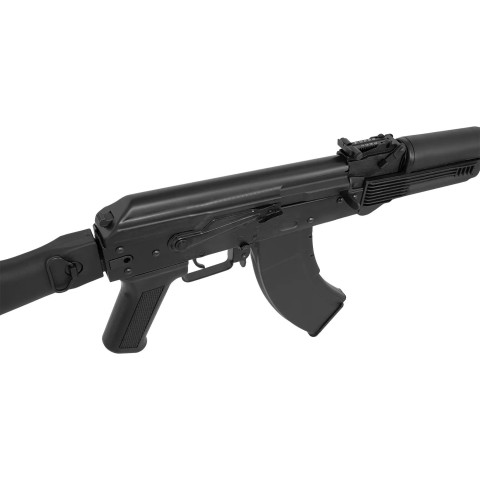 Страйкбольная винтовка LCT АК-104 AEG 6 мм Складной приклад ц:cashmir black