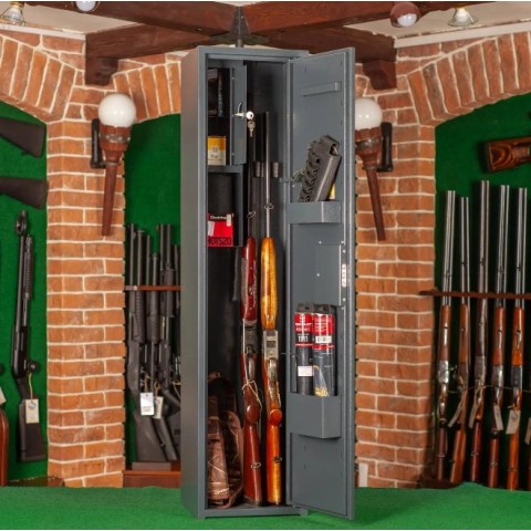 Сейф збройовий ШОС-1250, антрацитово-сірий