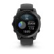 Смарт-годинник Garmin fenix E (47 мм) сланцево-сірий нержавіюча сталь/чорний