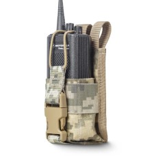 Підсумок Ukrarmor для рації. Кріплення Molle. Cordura 500D Піксель
