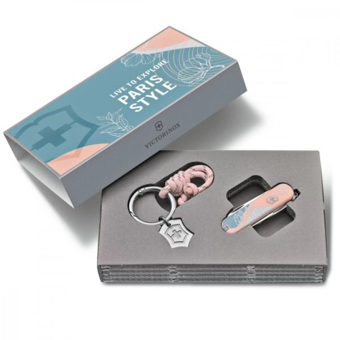 Ніж Victorinox Classic SD Paris Style  58мм,1сл,7функ,рож