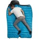 Спальник з натуральним пухом Naturehike CW400 NH18C400-D, p-р M, чорно-блакитний