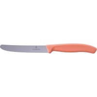 Ніж для томатів Victorinox Swiss Classic 11см хвил рож 6.7839.E170