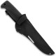 Ніж Peltonen M07, покриття cerakote black, чорний, чорний композитний чохол