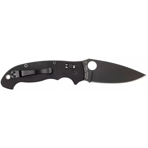Нож Spyderco Manix 2 XL Black Blade