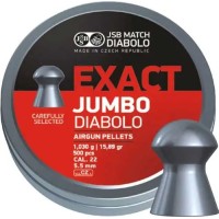Пули пневм JSB Exact Jumbo, 5,51 мм , 1,03 г, 250 шт/уп