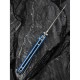 Ніж складаний туристичний Civivi Hyperpulse, (8.9 см) 14C28N / Aluminum синій