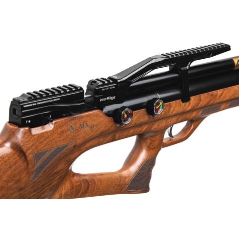 Пневматична Редукторна PCP гвинтівка  Aselkon MX10-S Wood  кал. 4.5 дерево