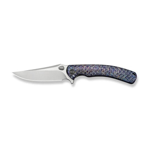 Ніж складаний туристичний Weknife Dracarys, (9.1 см) Böhler M390 / титан 6AL4V полум’яний