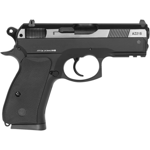 Пистолет пневматический ASG CZ 75D Compact Nickel. CO2. BB кал. 4.5 мм