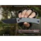 Ніж складаний кишеньковий Ruike P856-K, (7.9 см) 14C28N / G10 сірий